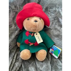 Vintage NWT & book attached | Paddington Bear |1996 Sears Holiday Edition